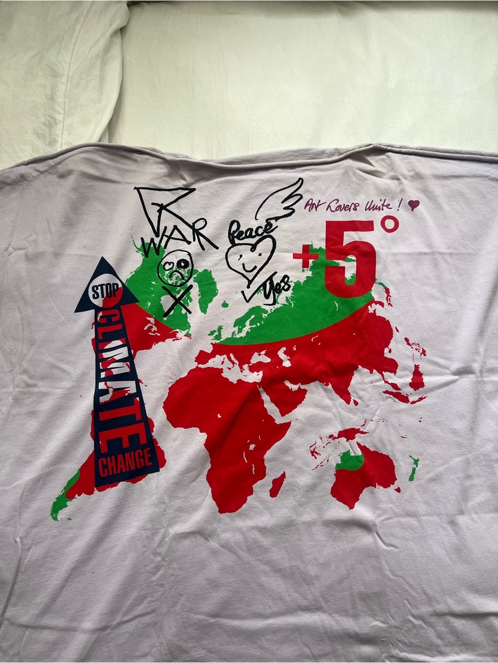 VIVIENNE WESTWOOD SQUARE DESTROY MAP TEE - Picture 4 of 8